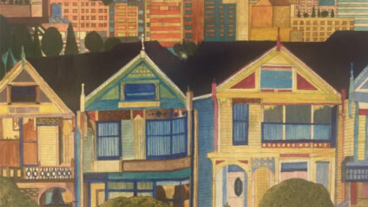 Se inspira en el paisaje y lleva alrededor de veinticuatro años pintando de forma intuitiva