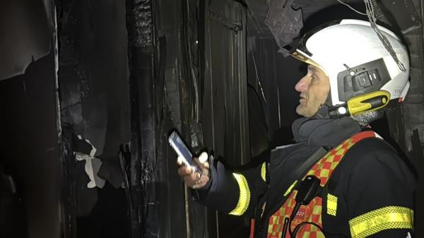 Dos personas en estado crítico en un incendio de Boadilla del Monte