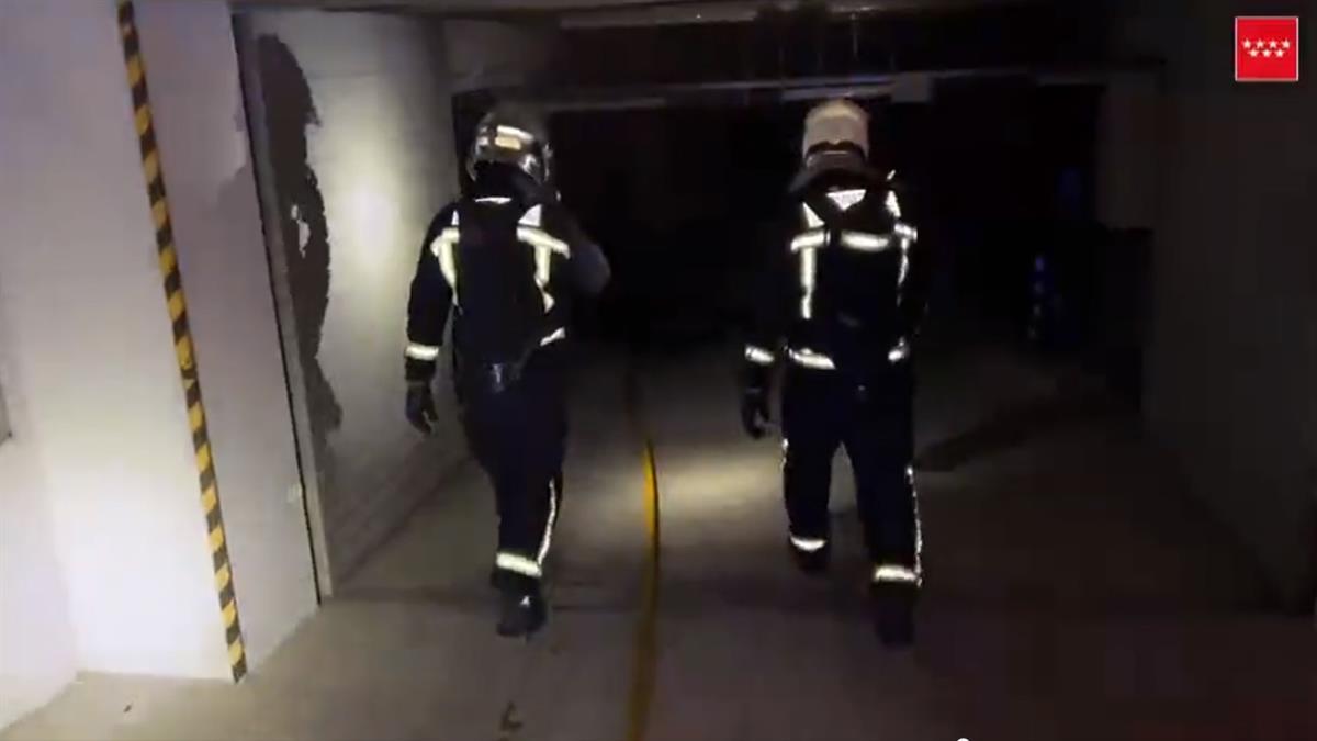 El fuego ha causado numerosos daños materiales 
