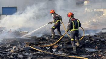 La columna de humo era visible desde Madrid