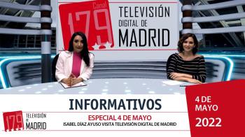 La presidenta de la Comunidad de Madrid celebra el aniversario del 4-M en nuestros estudios