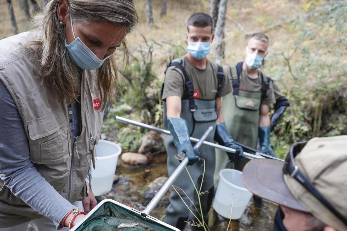 Se obtienen datos para la mejora de la gestión de los cotos de pesca y salvaguarda de estas especies