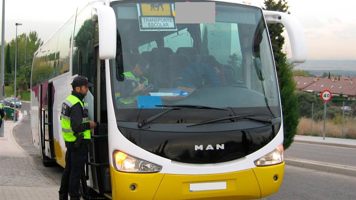 El control se centró en las rutas, tanto urbanas como interurbanas, de colegios y centros educativos del municipio
