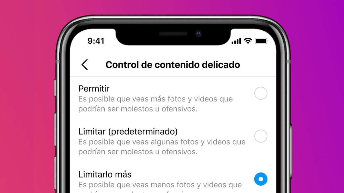 La nueva configuración se establece de manera predeterminada para limitar contenido "sensible" 