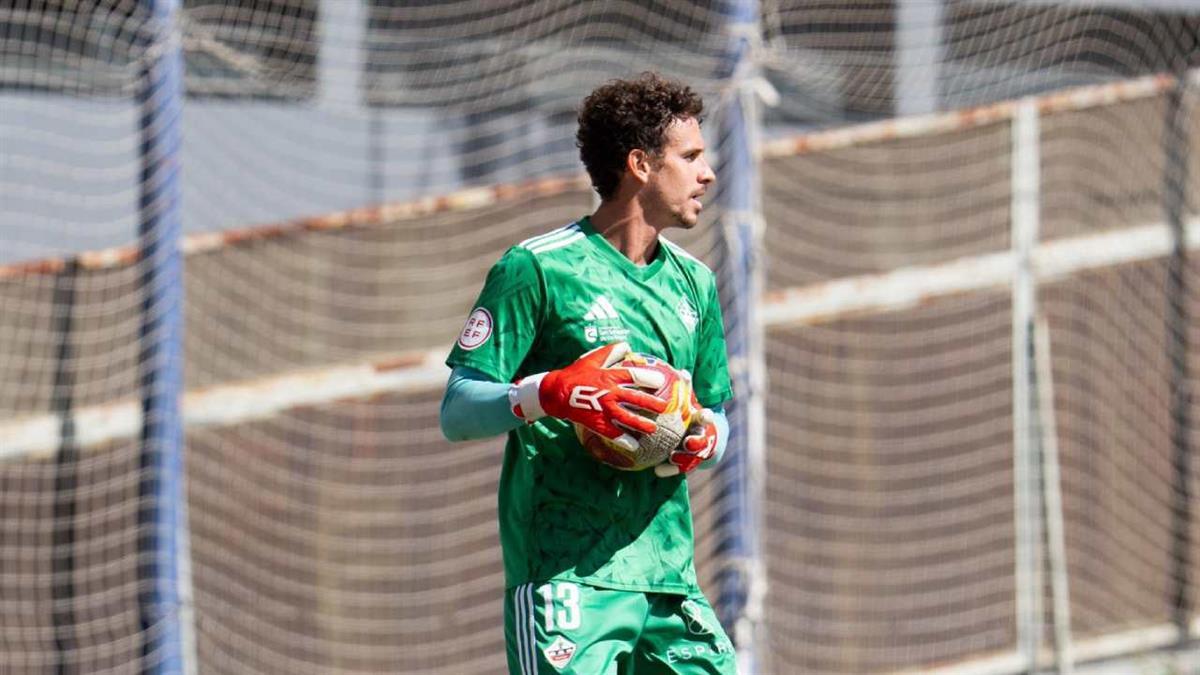 Durante el encuentro disputado frente al CF. Rayo Majadahonda