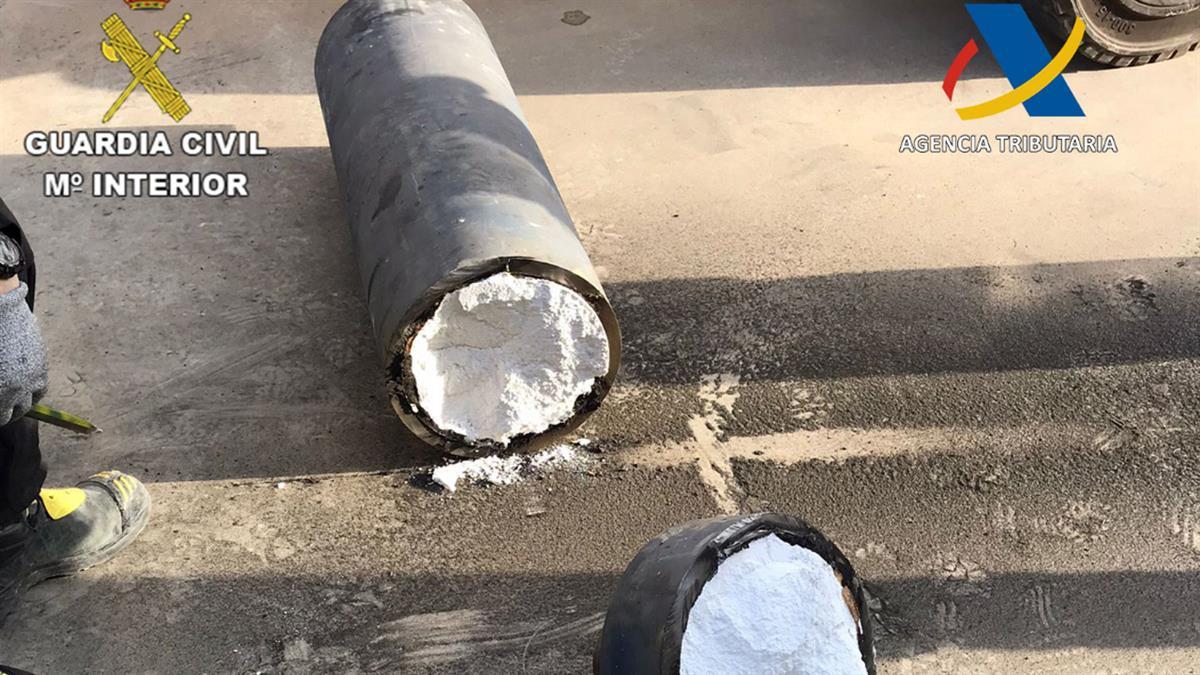 La Guardia Civil ha conseguido hacerse con el cargamento en el puerto de Valencia 