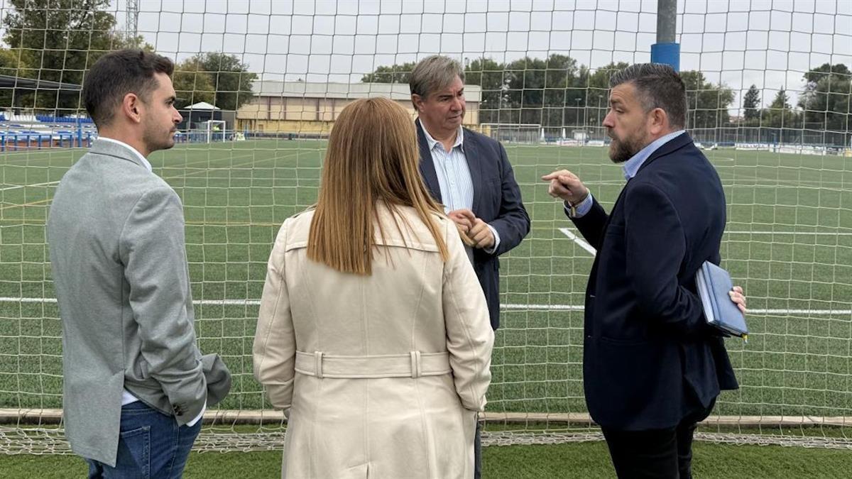 El viceconsejero de Presidencia y Administración Local, José Antonio Sánchez, visitó San Martín de la Vega 