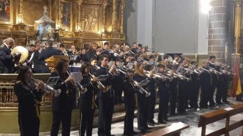 La Agrupación Musical y la Banda Municipal se unen en el IX Concierto Cofrade