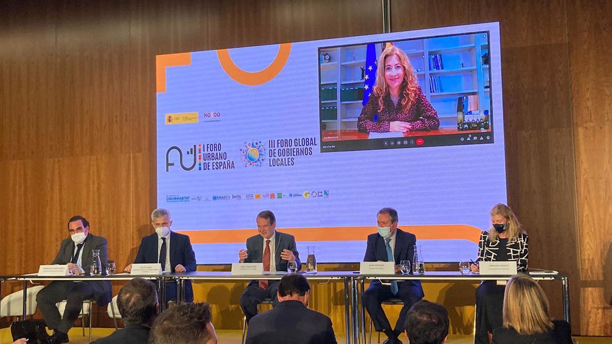 Javier Úbeda ha participado en el I Foro Urbano de España en Sevilla con actuaciones previstas 