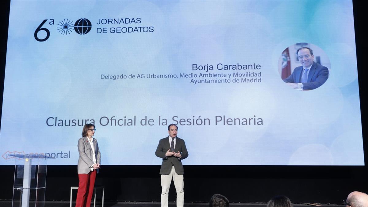 Carabante participa en la sexta edición de las Jornadas de Geodatos