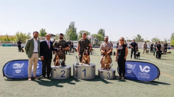 El municipio acogió las I Jornadas Policiales y Militares de Guías Caninos