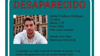Adrián Trujillano, el joven fuenlabreño ha sido localizado sin vida