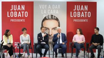 El candidato a la Presidencia de la Comunidad de Madrid ha acudido a Sanse para anunciar medidas 