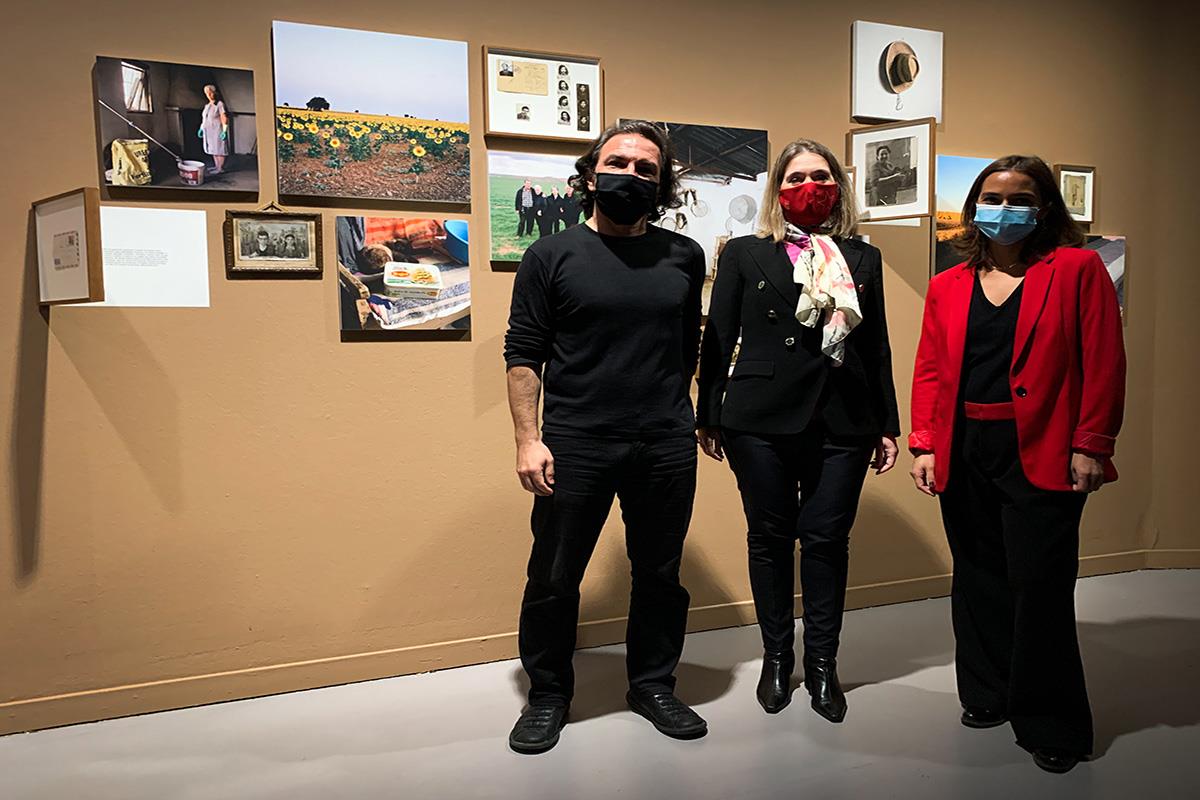 Marta Rivera de la Cruz visitó la exposición junto al artista el pasado 13 de noviembre
