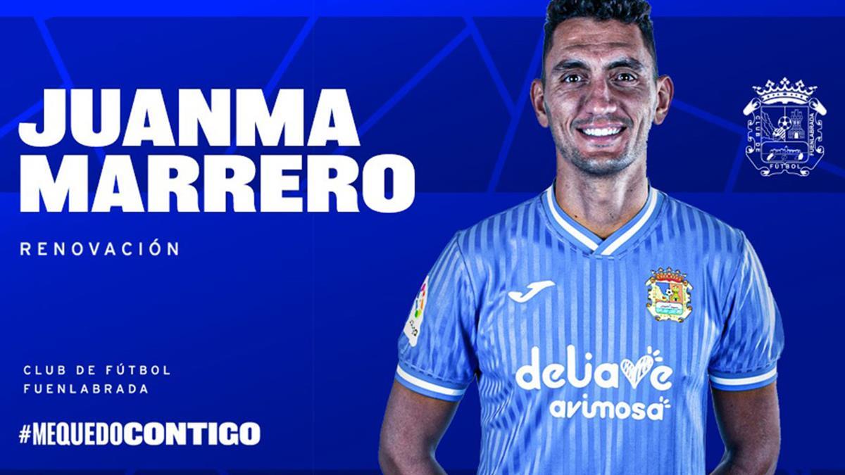 Juanma Marrero continuará una temporada más en el Fuenla