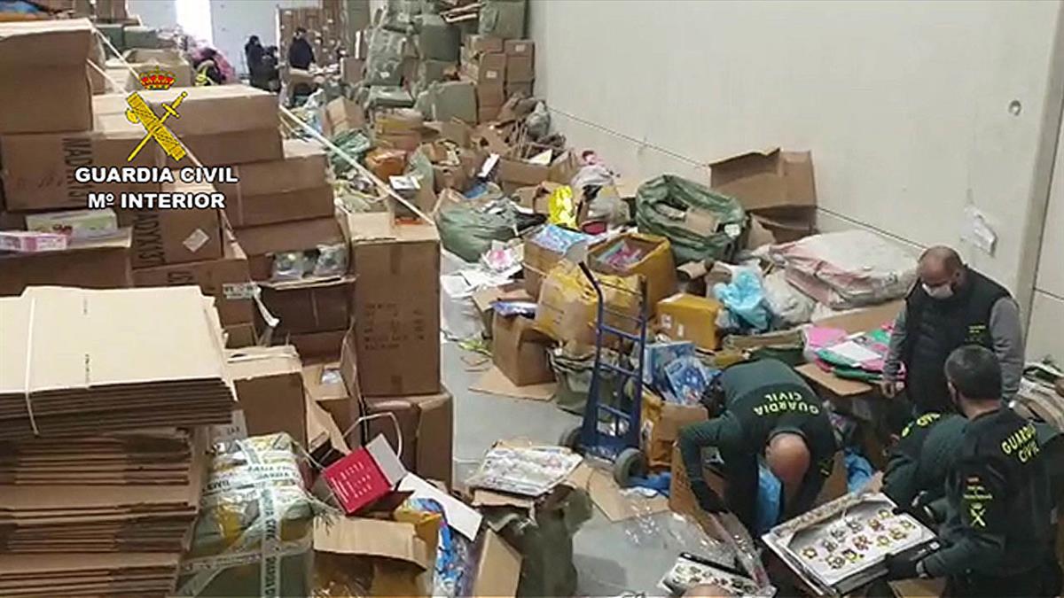 Los productos intervenidos llegaban desmontados para sortear los controles aduaneros y policiales