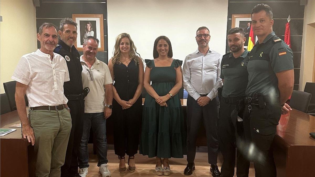 La alcaldesa Arantxa Godino presidió la Junta Local de Seguridad que ha organizado el dispositivo de las Fiestas Mayores de 2025