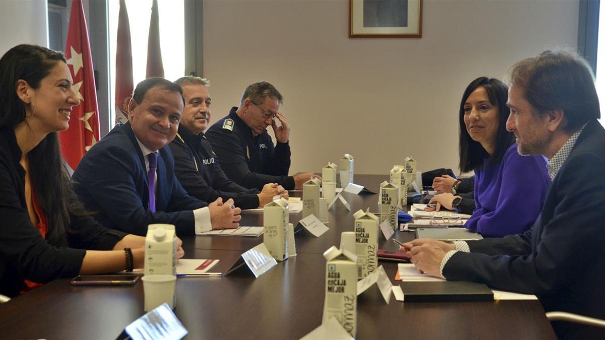 La seguridad del municipio ha sido el tema principal que se ha abordado hoy en Coslada