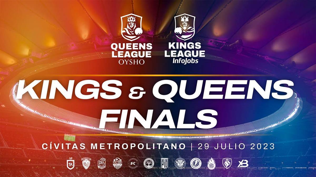 Madrid acogerá las semifinales y la gran final de la Kings League InfoJobs y la Queens League Oysho en el estadio del Atlético de Madrid