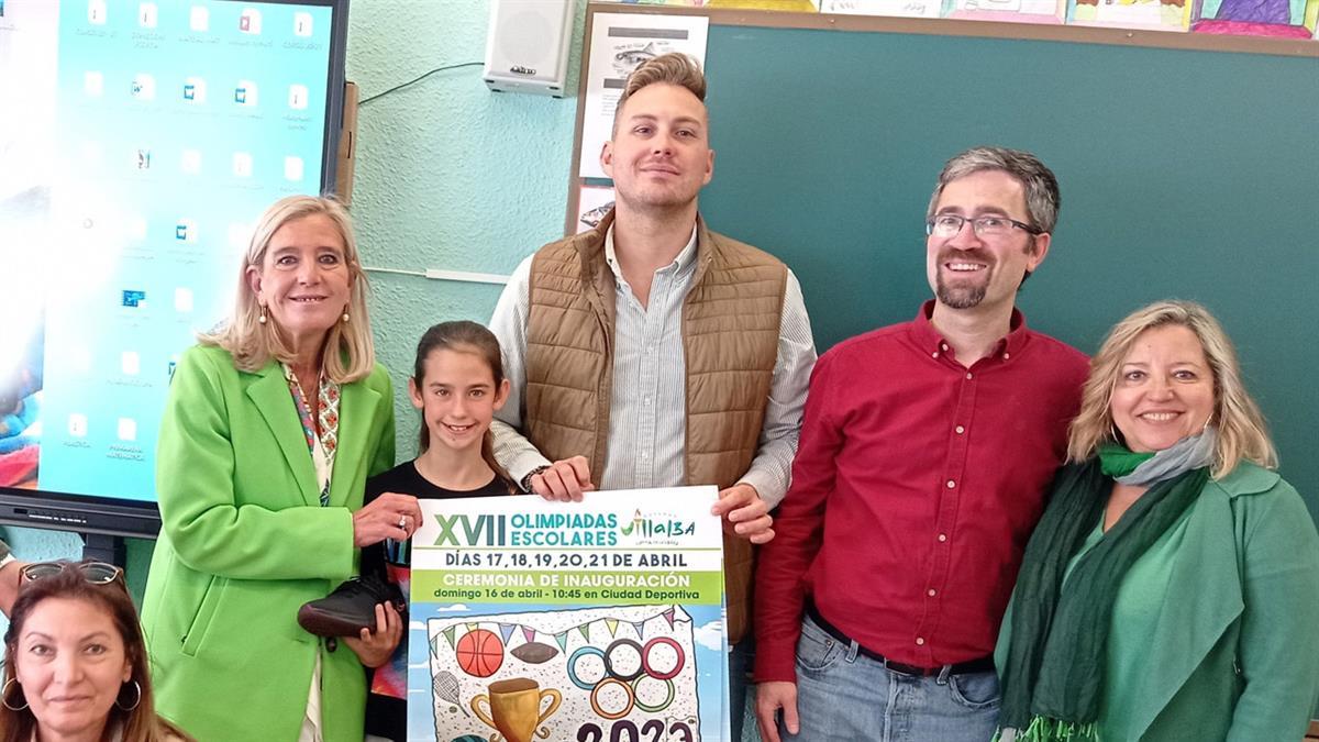 La ganadora ha sido una alumna del colegio Mariano Benlliure, que ha recibido de premio ropa y calzado deportivo en manos de la alcaldesa y ediles de Educación y Deportes