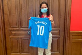 El club getafense de fútbol visitó a la primera edil de nuestra ciudad