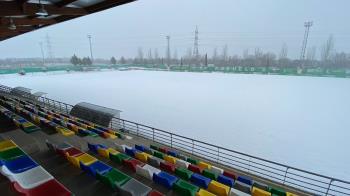 La nieve obligó a suspender los entrenamientos y partidos programados