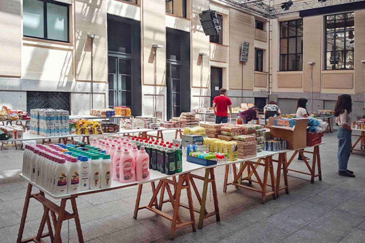 Los vecinos del distrito de Arganzuela han sido los encargados de poner en marcha esta iniciativa solidaria