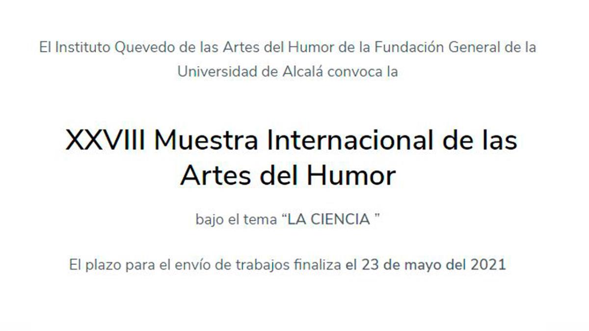 El Instituto Quevedo abre nueva convocatoria en la XXVIII edición de la cita