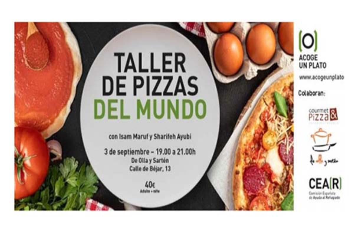 En esta ocasión se trata de un taller de “Pizzas del Mundo” para familias