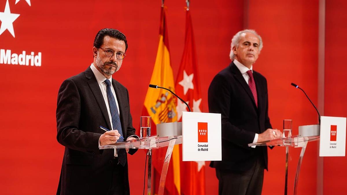 Los consejeros de Hacienda y Sanidad explican que "el objetivo era salvar vidas"