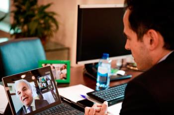 Ignacio Aguado se reunió, este lunes, con comerciantes y empresarios madrileños