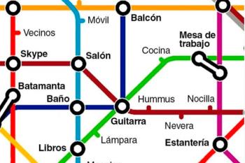 Una joven madrileña comparte en sus redes esta original adaptación del plano del suburbano