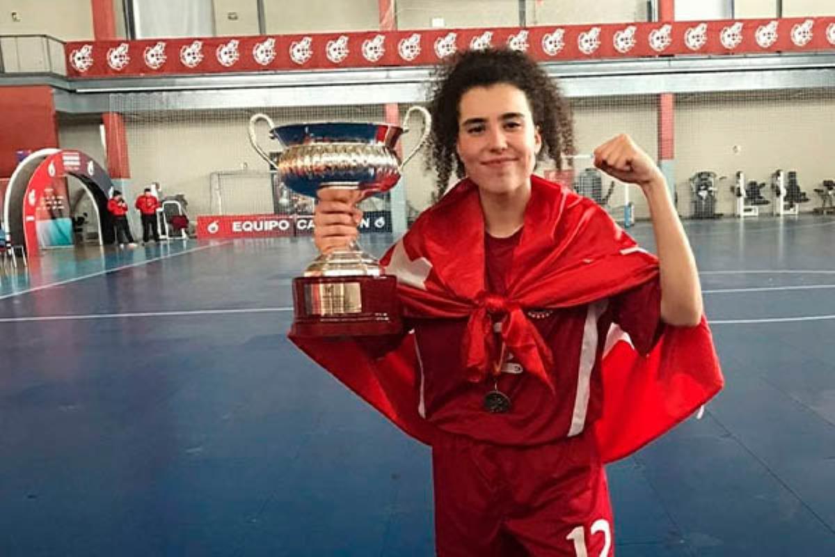 La joven promesa de nuestro municipio ha logrado el trofeo con la Selección de Madrid