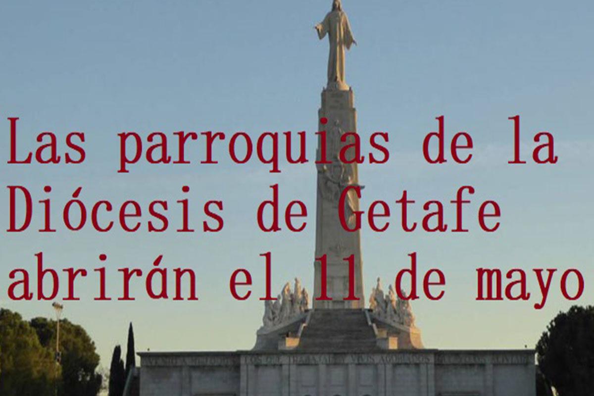 Los templos abrirán con el 30% del aforo y deberán cumplir con las pautas de seguridad establecidas por la Diócesis de Getafe