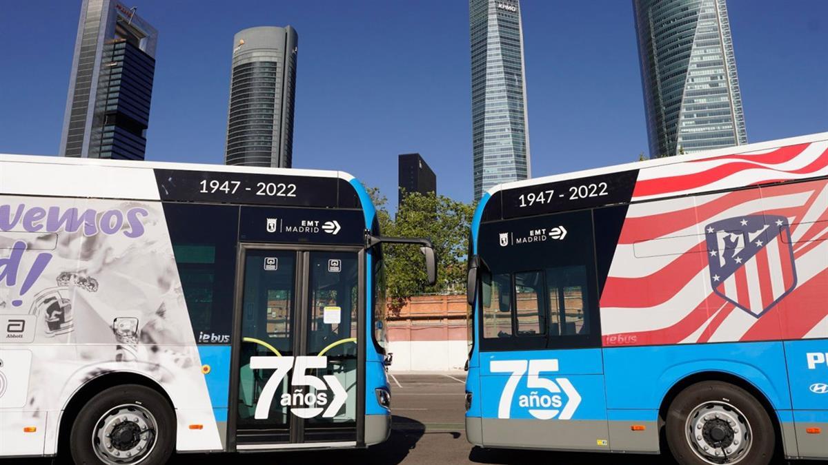 Como homenaje a los 75 años de la EMT en la esta gran cita del fútbol madrileño
