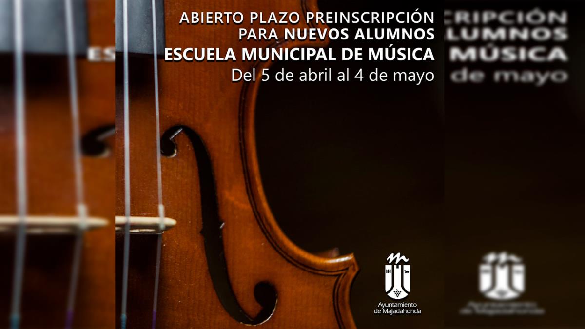 No te quedes sin tu plaza en la Escuela Munipal de Música