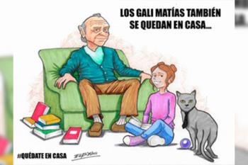Los personajes creados por Javier Zorrilla Berganza también se quedan en casa
