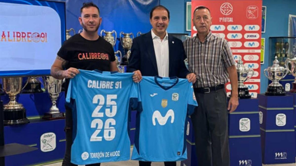 Movistar Inter FS y Calibre 91 firman un acuerdo de colaboración 