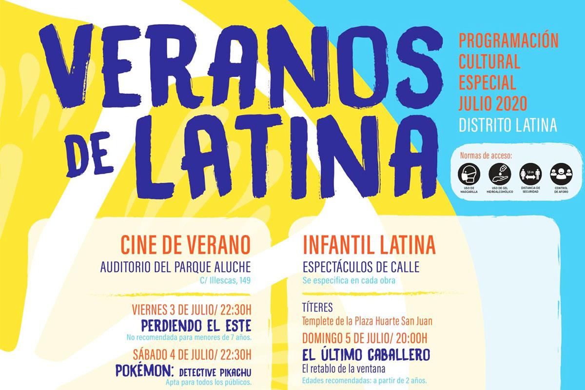 Programa cultural gratuito en el distrito del 3 al 31 de julio