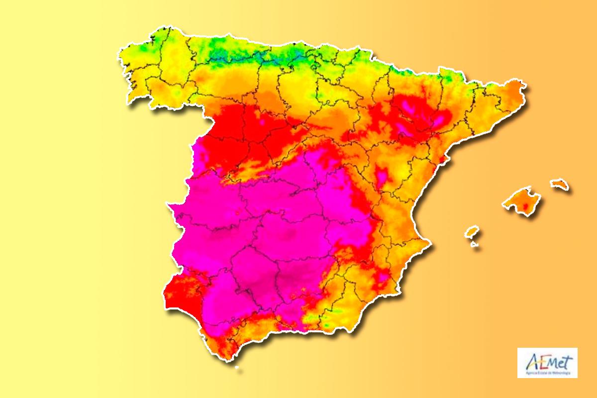 Las temperaturas descenderán ligeramente hasta el viernes, dejando atrás la jornada más calurosa del año