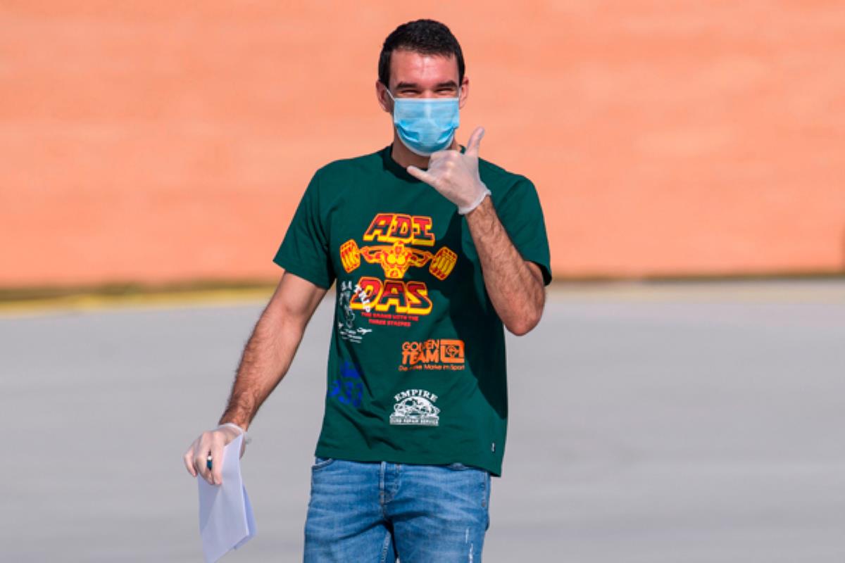 Los jugadores y el cuerpo técnico volvieron a la Instalación Deportiva Butarque