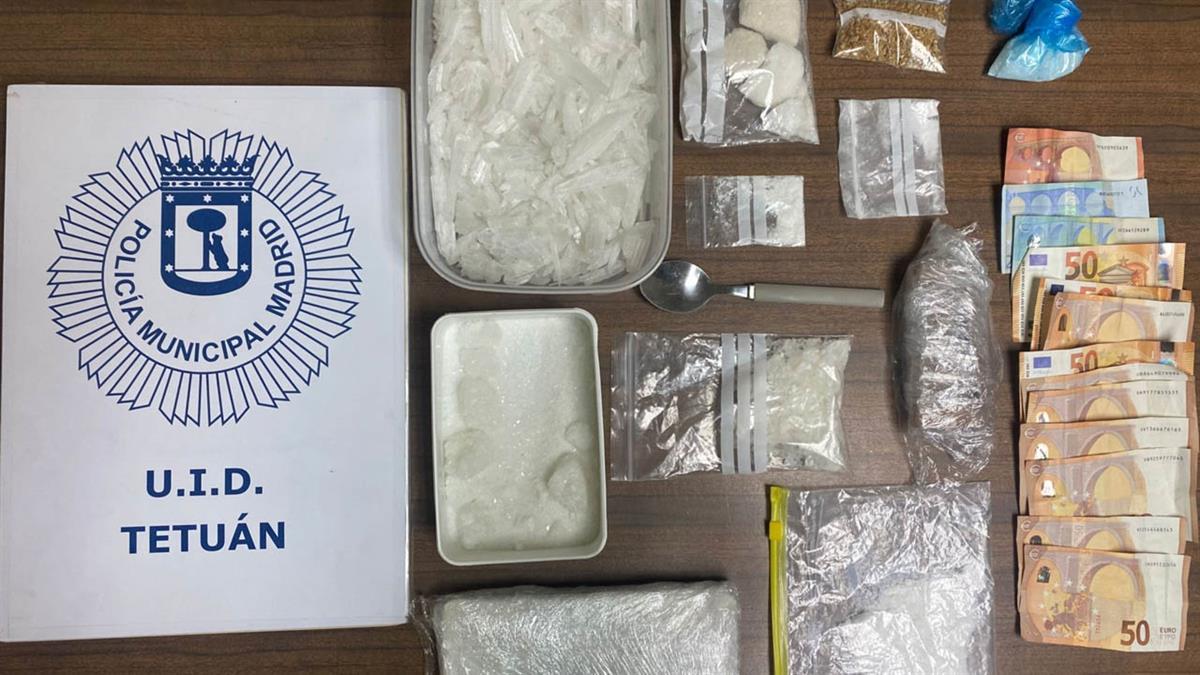 Han desarticulado más de 2,5 kilos de sustancia estupefaciente