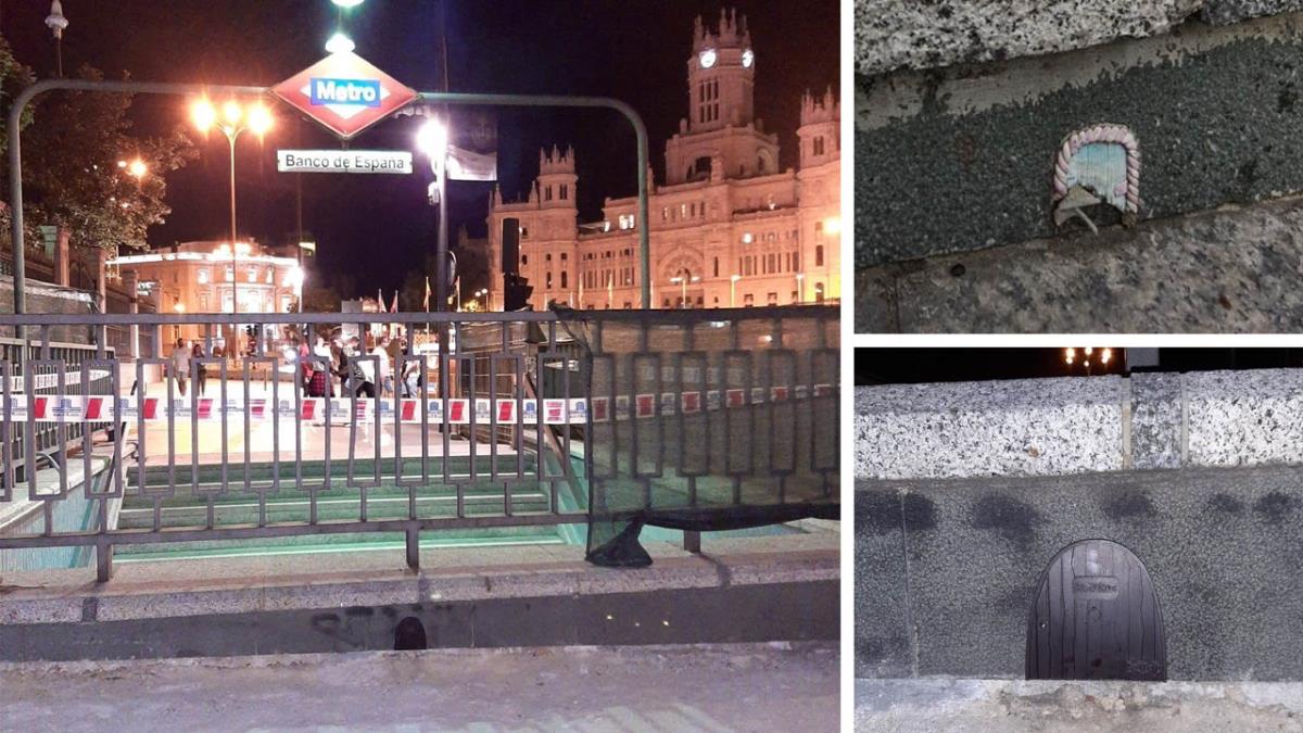 La estación de Banco de España a punto para recibir al famoso roedor