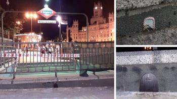 La estación de Banco de España a punto para recibir al famoso roedor