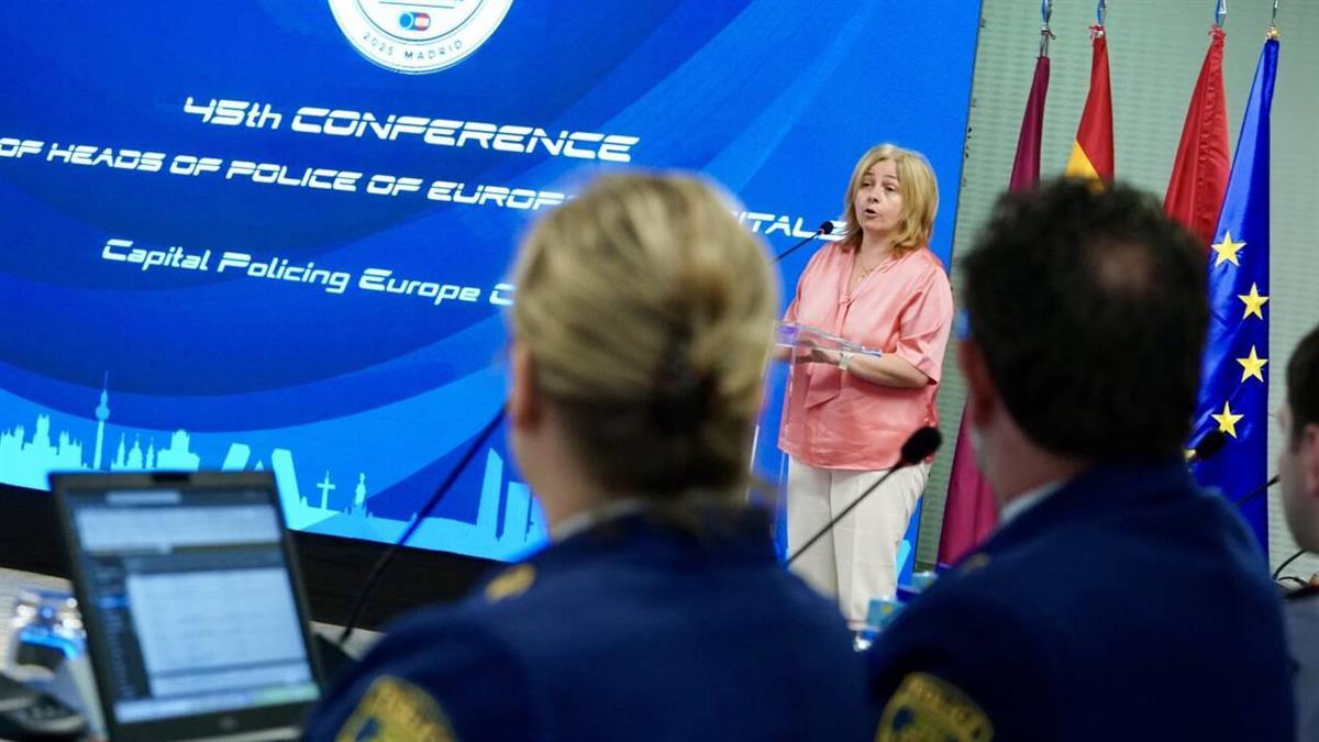 Inma Sanz inaugura y la 45ª Conferencia de Policía de Capitales Europeas