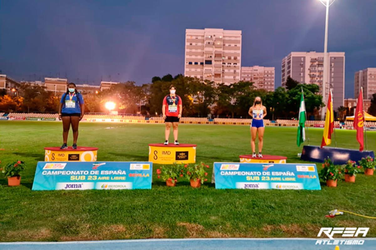 La deportista del Club Atletismo Torrejón logró dos platas en la competición celebrada en Sevilla