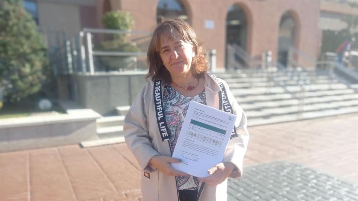 Patricia Cabal, portavoz de Somos Pozuelo, defenderá las 124 enmiendas propuestas en la
Comisión de Presupuestos