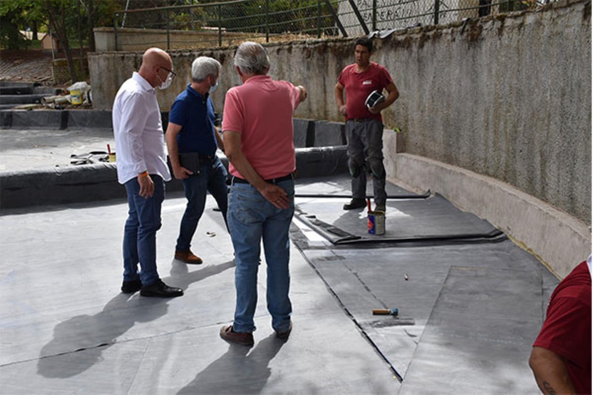 El concejal de Obras ha visitado la obra esta mañana