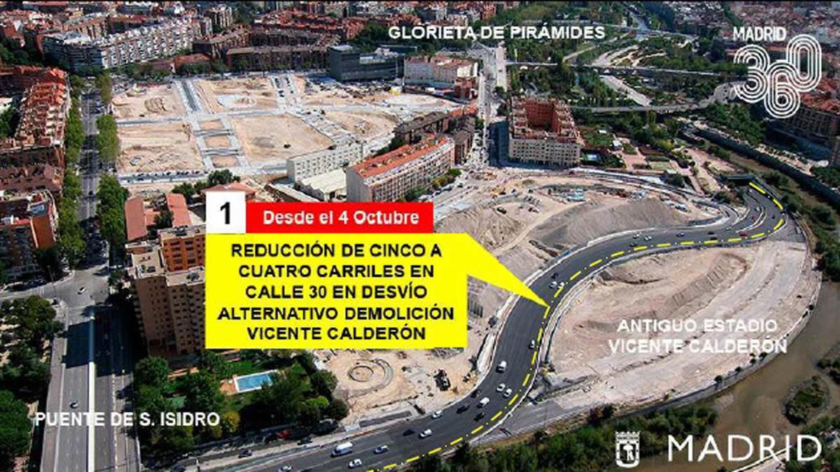 A partir del 4 de octubre, por el cubrimiento del entorno