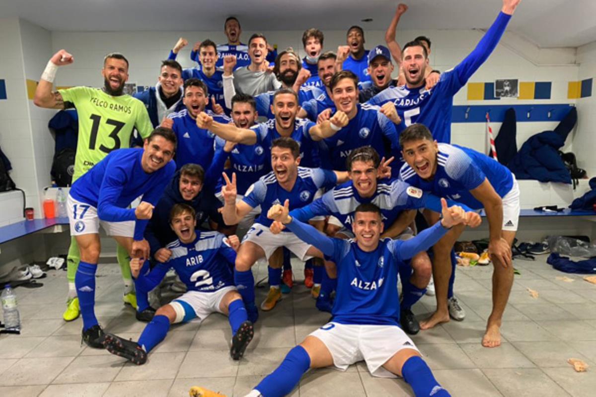 El conjunto roceño superó al Mirandés en la primera ronda copera